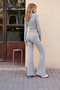 Teen Women's Black Zippered Long Sleeve Carbon Brush Crop Cardigan - 2