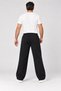 Men's Black Winter Wide-Leg Sweatpants Full Fit Baggy - 5