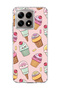 Mi 14t Compatible Ice Cream Cake Pink Printed Transparent Phone Case
