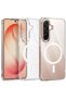 Case Compatible with Samsung Galaxy A27, Magsafe Enabled, Non-Yellowing Crystal Hard Cover, Transparent
