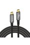 كابل تمديد USB4 Thunderbolt 4 بقوة 240 واط ودقة 8K، كابل USB-C ذكر/ذكر للشحن السريع ونقل البيانات بسرعة 40 جيجابت في الثانية