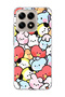 Mi 15t Compatible Cute Colorful Characters Printed Transparent Phone Case