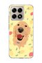 Mi 15t Compatible Yellow Dog Lemon Printed Transparent Phone Case