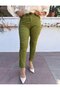 Italian Women's Trousers Oil Green