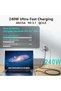 كابل تمديد USB4 Thunderbolt 4 بقوة 240 واط ودقة 8K، كابل USB-C ذكر/ذكر للشحن السريع ونقل البيانات بسرعة 40 جيجابت في الثانية - 3