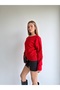 Stone Embroidered Collar Shawl Collar Soft Sweater - 4