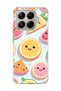 Mi 15t Pro Compatible Cute Fruit Slices Printed Transparent Phone Case