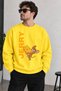 Cheese Jerry Character Printed Unisex Oversize Sweatshirt – Crew Neck Casual Sweatshirt