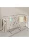 Galvanised Steel Laundry Rack Silver - 4