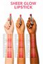 Sheer Glow Lipstick - Moisturizing Lipstick with a Glossy Finish - Encourage Kiss - 018 - 6