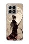 Mi 14t Compatible Geisha Full Moon Printed Transparent Phone Case