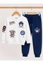 Boy's teddy bear tracksuit set jab-17084 - 4