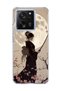 Mi 13t Compatible Geisha Full Moon Printed Transparent Phone Case