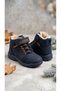 Unisex Children's Boots with Fur Inside, Resistant to Water and Cold Weather, with Velcro Fastening - 4