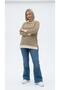 Women's Plus Size Striped Sweatshirt Relaxed Fit - 6