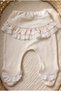 Fairy Girl Scallop Detailed 100% Cotton Baby Girl Hospital Discharge Set 0-3 Months - 4