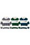 Unisex 3-Pack 3-Thread Balance Printed (Light Greygreenblue) High Collar Sweatshirt Printed Premium Oversize T-Shirt