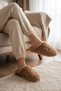 Women's Mink Plush Teddy Bear Figured House Slippers Silent Thick Sole - 2