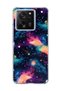 Mi 13t Compatible Colorful Galaxy Printed Transparent Phone Case