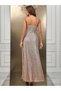 Rochie maxi, auriu - 2