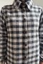 Long Plaid Lumberjack Shirt Tunic Beige Hm2972 - 4