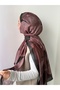 Lily Pattern Kraş Shawl - Dried Rose - 2