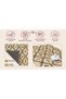 Eta Retro Geometric Leaf Pattern Woven Base Carpet Eta4377 - 5