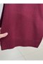 Zinnur Wide Sleeve Knitwear Tunic-Kr5076 Claret Red - 5