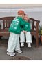 Boy's Back Printed Checkered Tracksuit Set Luc-5623