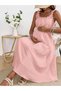 Rochie midi, roz