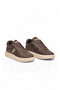 Brown Lace-Up Lightweight Flexible Comfortable Men's Sports Shoes Sneaker 125 Volume - 4