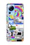 Mi 13 Lite Compatible Rainbow Old Computer Printed Transparent Phone Case