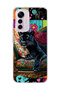 Mi 12 Lite Compatible Black Panther Printed Transparent Phone Case
