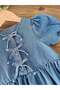 Rochie, albastru - 6