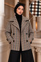 Apolet Detailed Plaid Trench Coat Tsd260356 Brown - 2