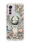 Mi 12 Lite Compatible Crab Sign Printed Transparent Phone Case