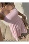 Rochie maxi, roz - 6