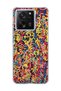 Mi 13t Compatible Colorful Mixed Line Printed Transparent Phone Case
