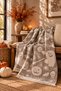 Halloven 100% Cotton Jacquard Throw & Blanket - Sofa Throw 140X210Cm - 4
