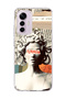 Mi 12 Lite Compatible Snake Hair Sculpture Printed Transparent Phone Case