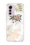 Mi 12 Lite Compatible Flower Headed Woman Drawing Printed Transparent Phone Case
