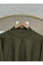 Zinnur Wide Sleeve Knitwear Tunic-Kr5076 Khaki - 3