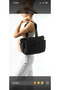 Women's Black Hand & Shoulder Bag