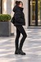 Side Pocket Zippered Winter Coat - 3