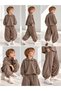 Boy's Tracksuit Set Modal Mink Elf Model - 6