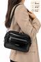 Women's Shoulder and Handbag with Strap, Double Compartment, Daily Use Bag, Multi-Compartment