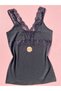 Women's Modal Fabric Lace Strap V-Neck 4-Piece Black, White Model Undershirt - 4