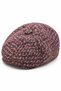 Men's Italian Style Plaid Patterned Cap Hat with Elastic Back