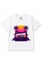 Synthwave 80S Vibes - Retro Sunset Cassette Graphic Kids T-Shirt