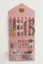 Girl's Hair Accessory Organizer Bag Wall Mounted Hairpin Crown Rubber Bandana Organizer Pink - 3